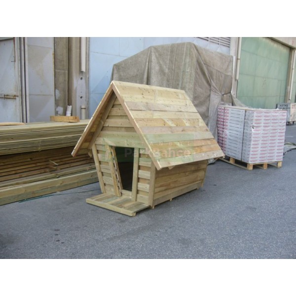 Küçük  Çatılı Köpek Kulübesi